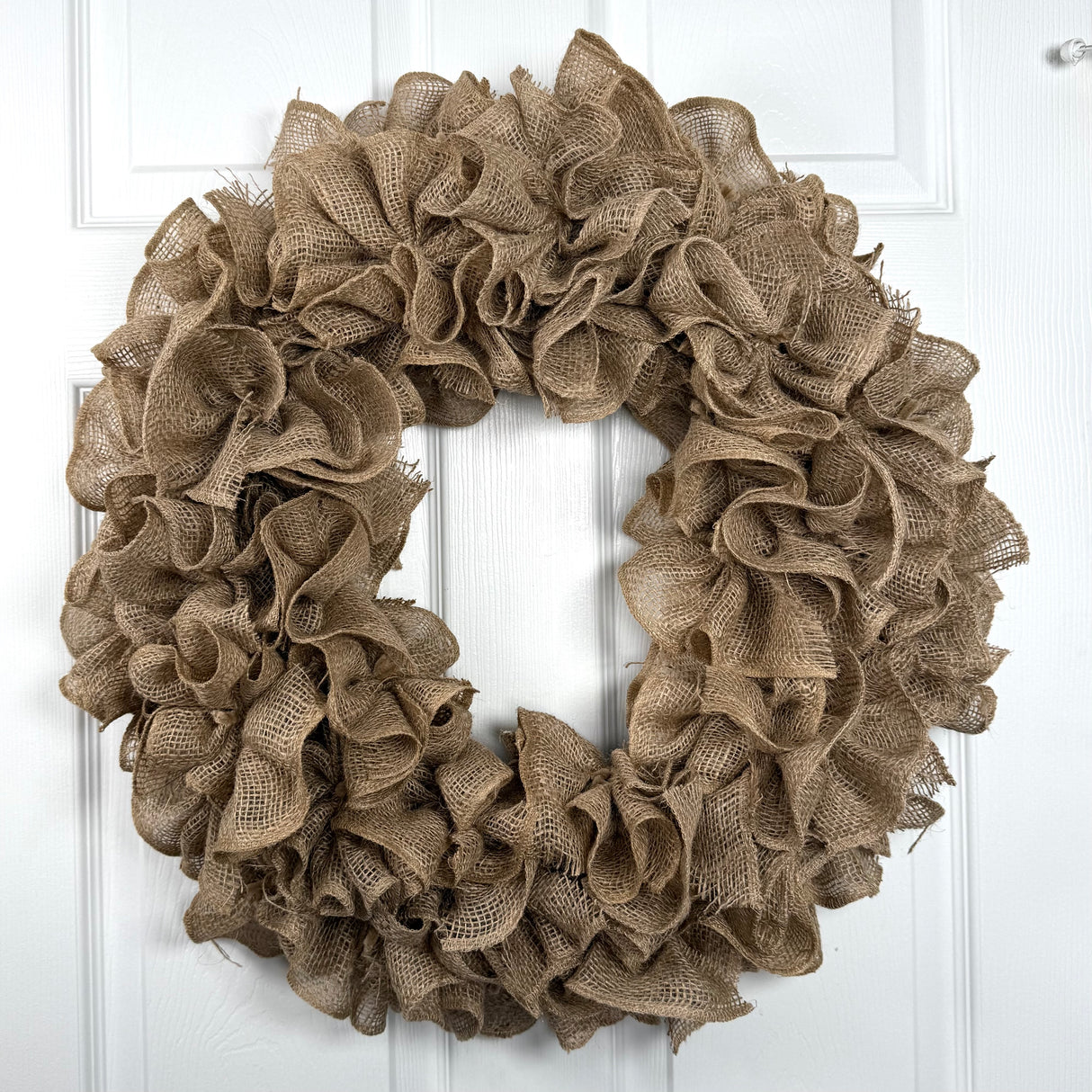 Burlap Grapevine Wreath Kit