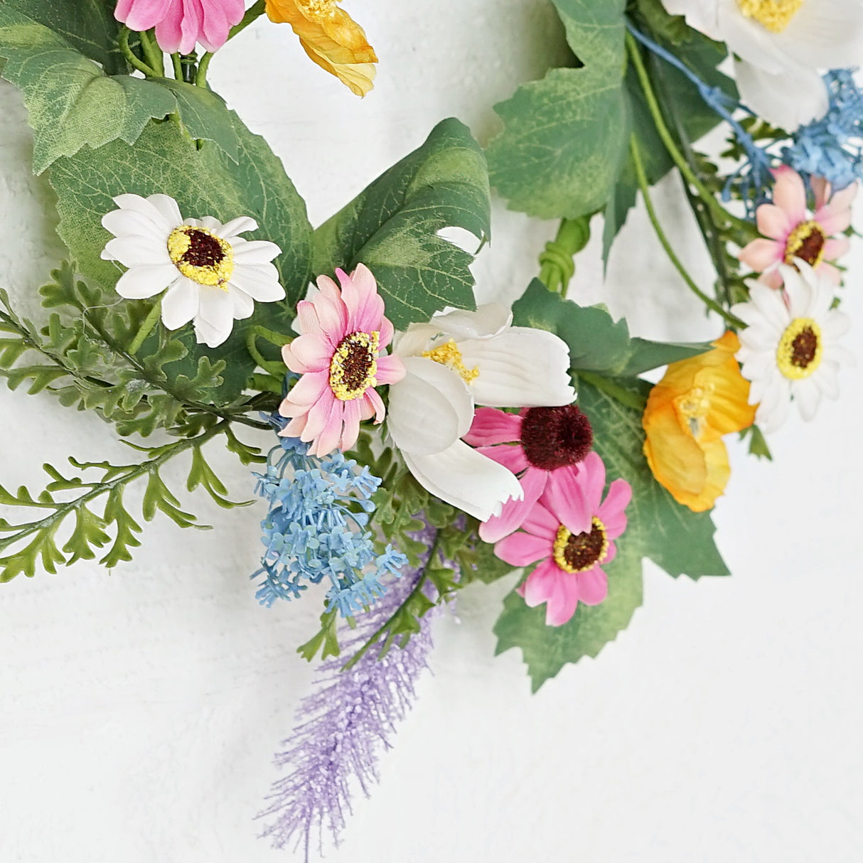 Mixed Summer Wildflower Wreath (14")