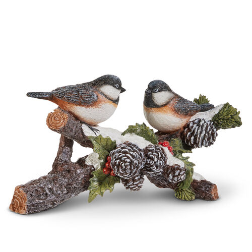 10" Birds on Branch