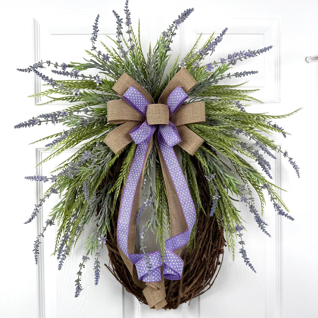 Lavender Grass Wreath Kit