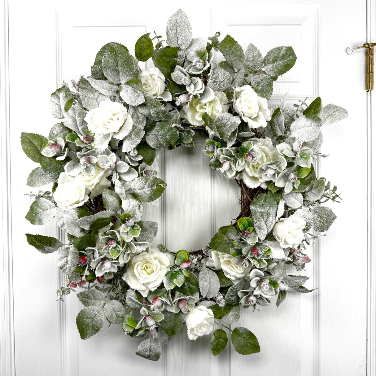 White Rose Wreath Kit
