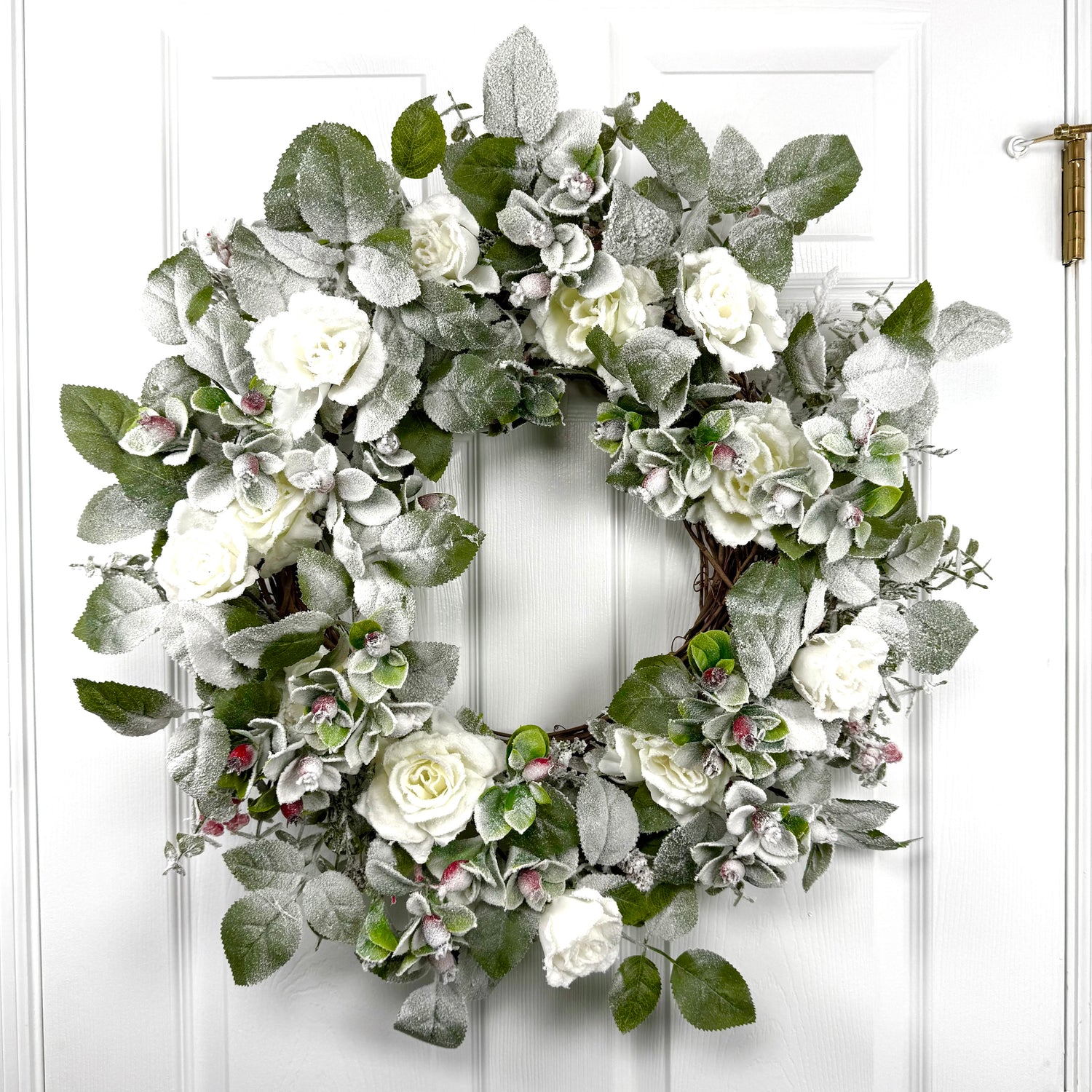 White Rose Wreath Kit