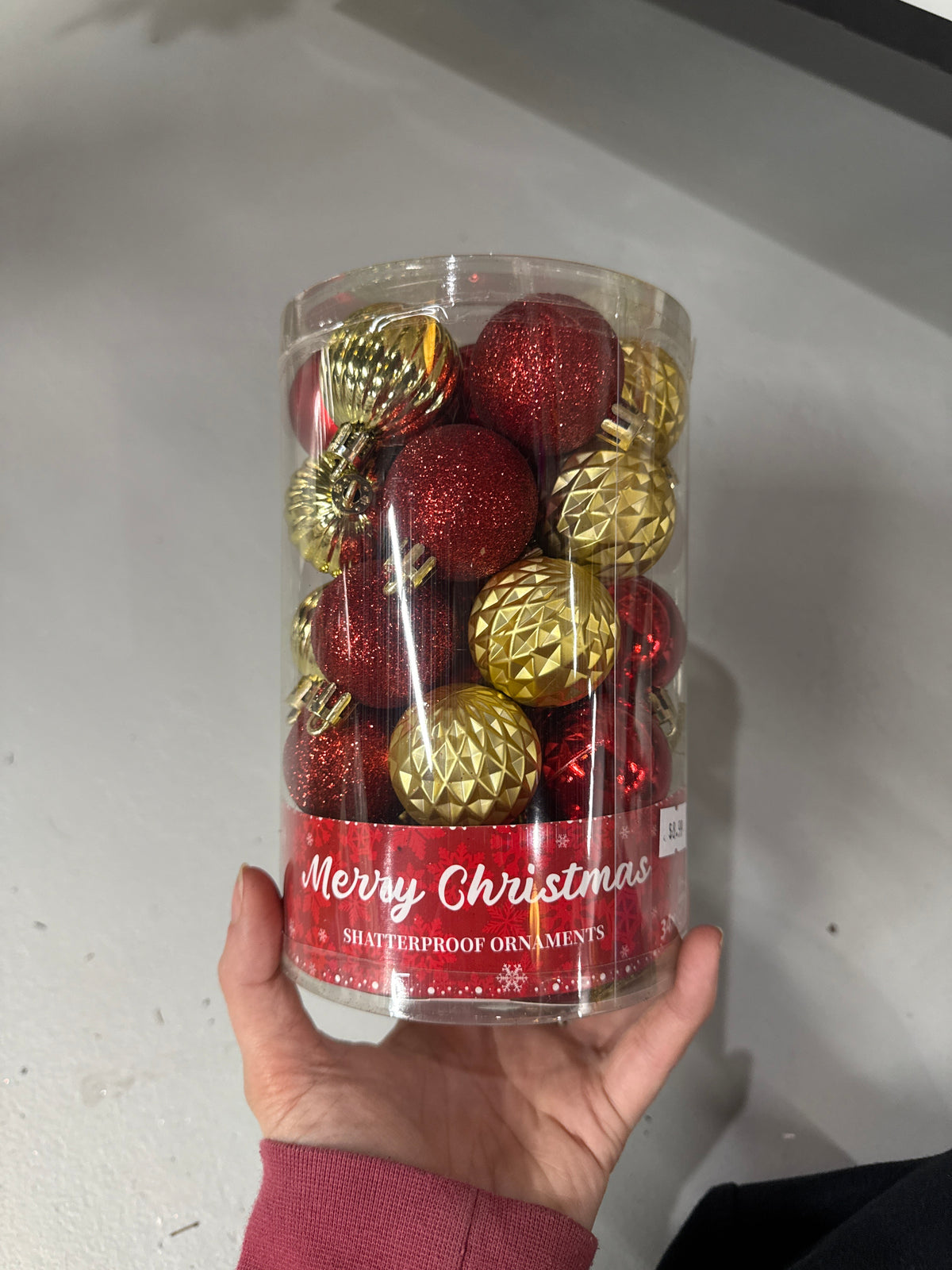 40MM(1.57") Balls 34PK (Red/Gold)