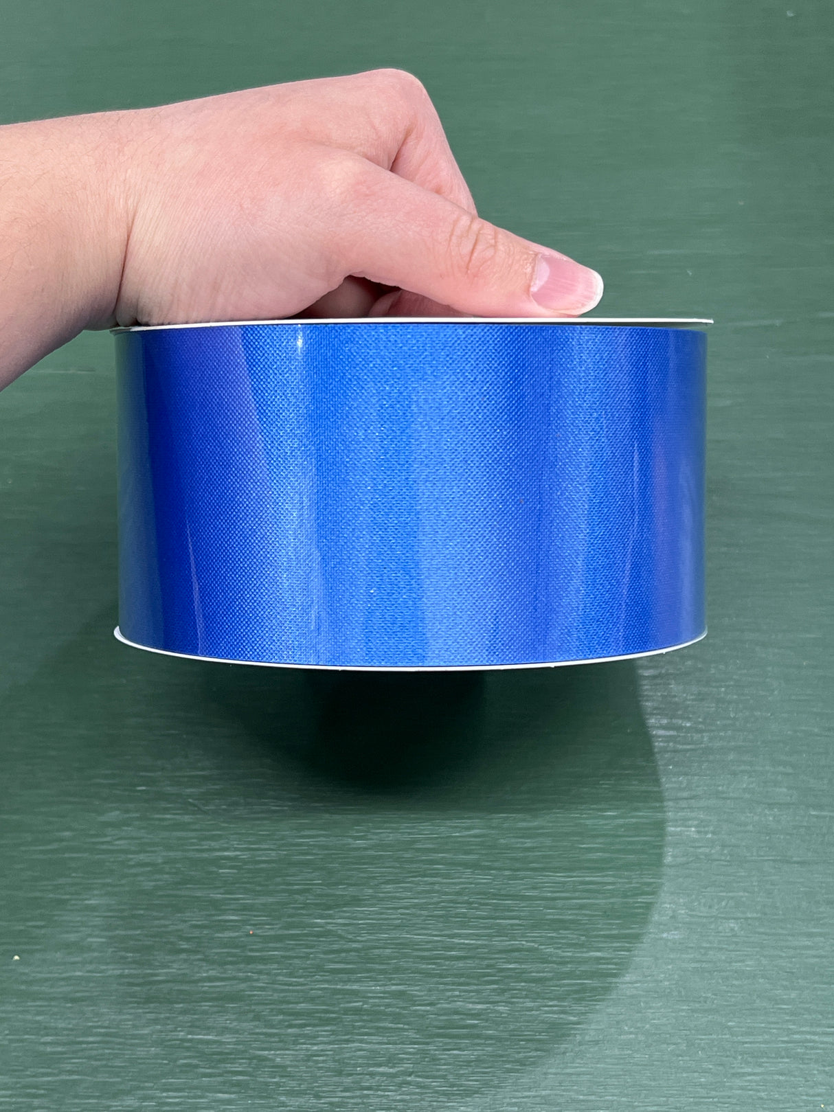 2 3/4” x 100yds Indoor/Outdoor Water Resistant Floral Satin Ribbon (Royal Blue) Non- Wired