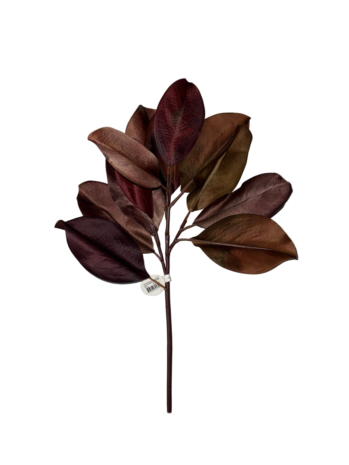 18" Autumn Magnolia Leaf Pick