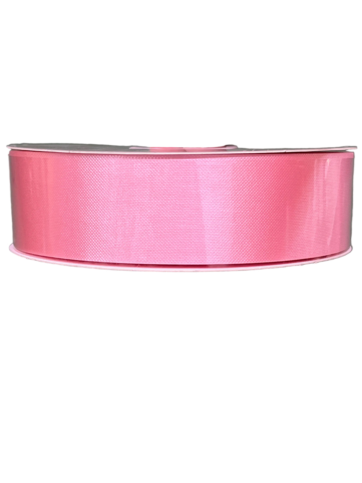 1.5" x 100yds Indoor / Outdoor Water Resistant Floral Satin Ribbon (Light Pink) Non- Wired
