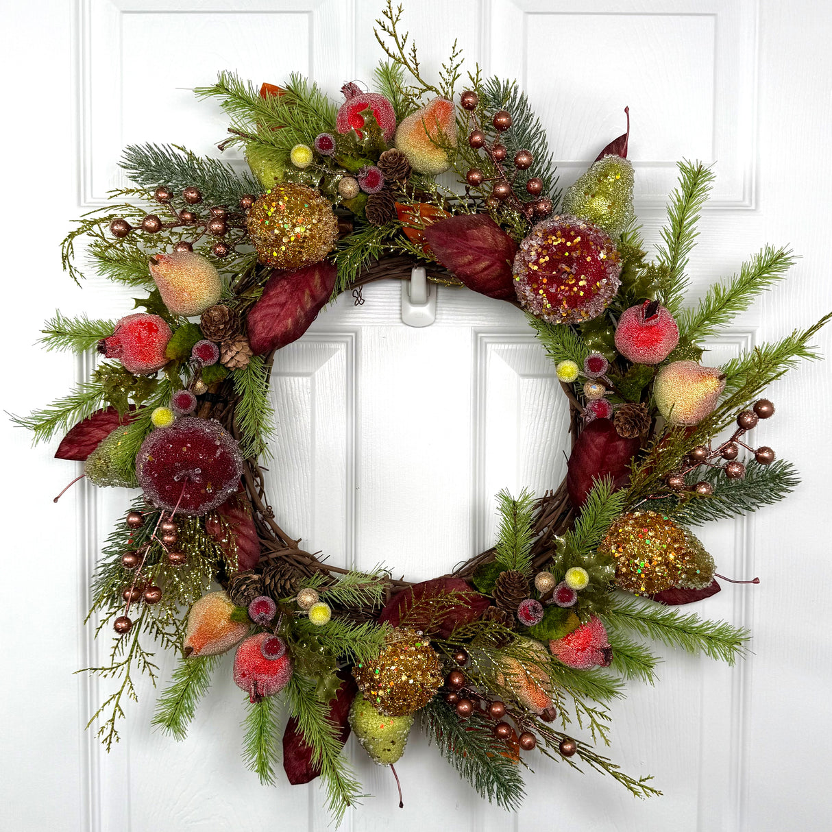 Sugared Berry Fruit Wreath (Completed Design)