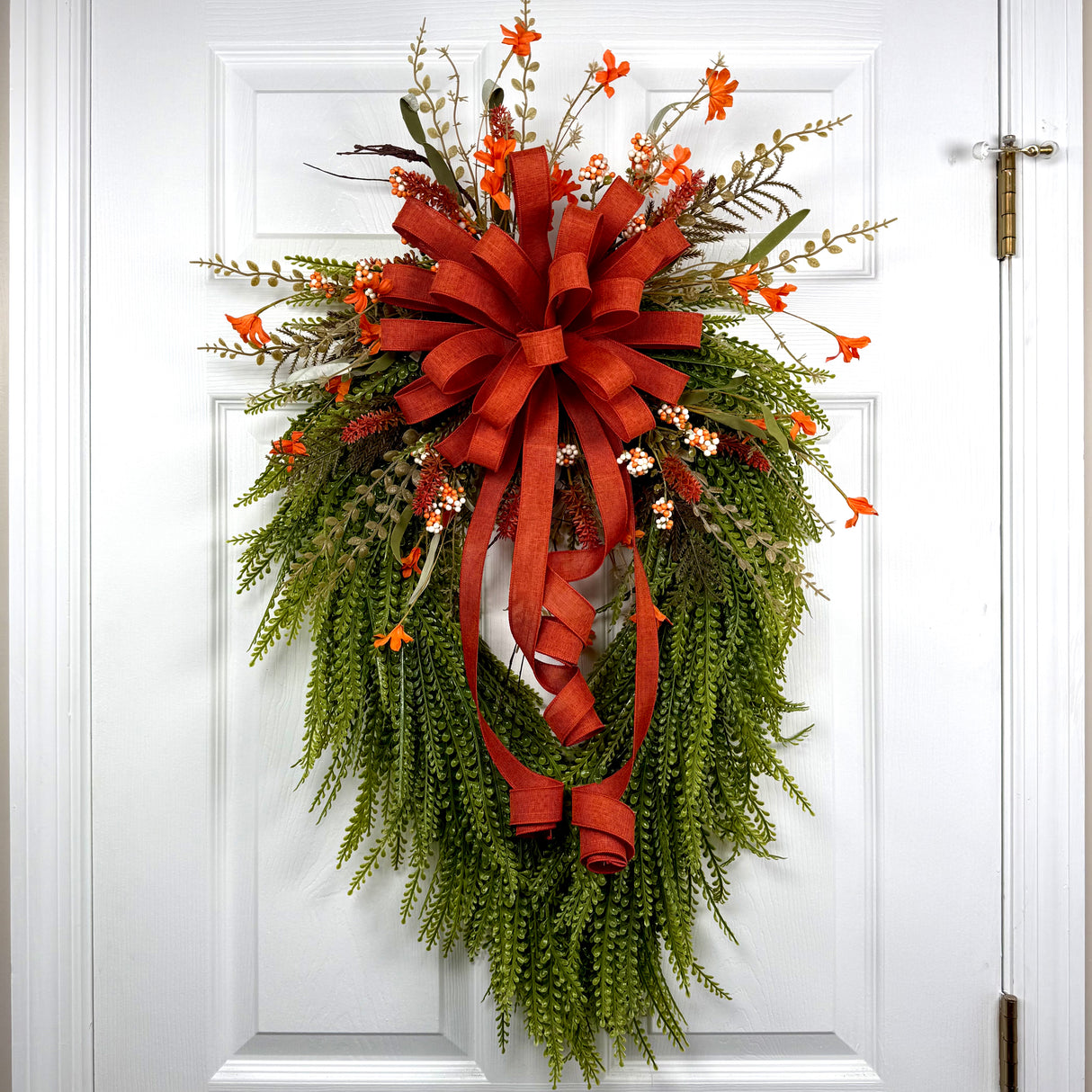 Rust Beaded Grass Wreath Kit