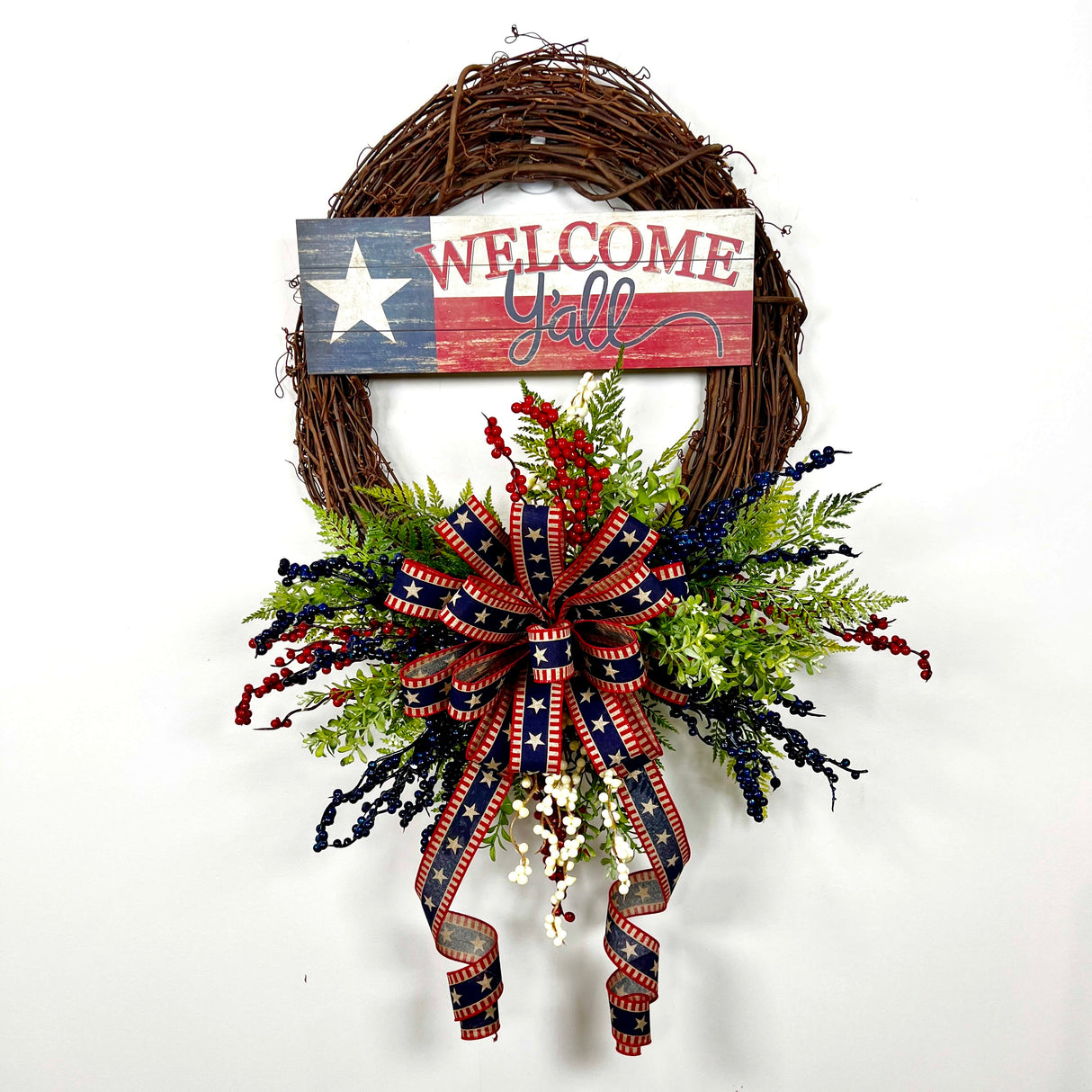 Welcome Y'all Patriotic Wreath Kit