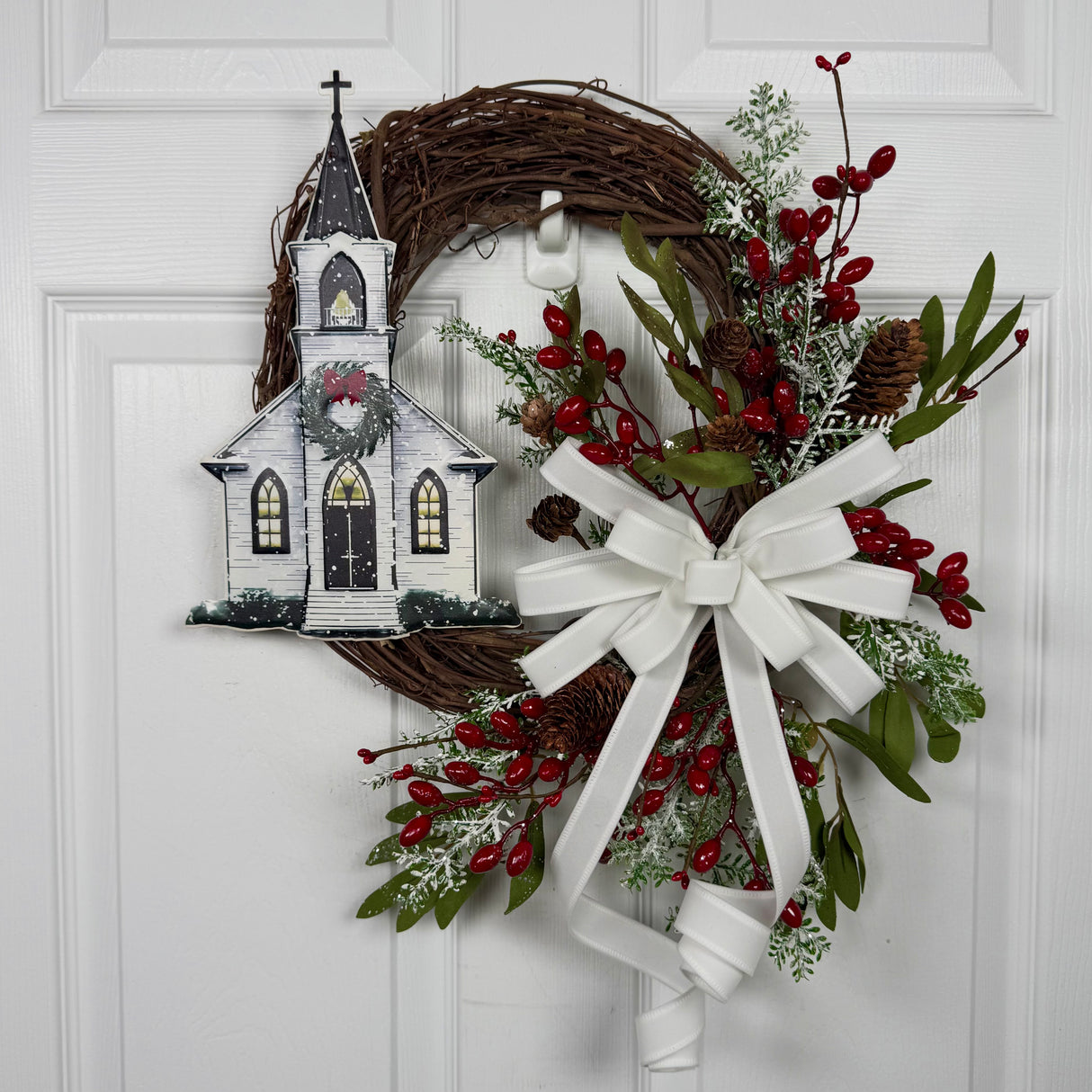 Frosted Berry Church Wreath Kit