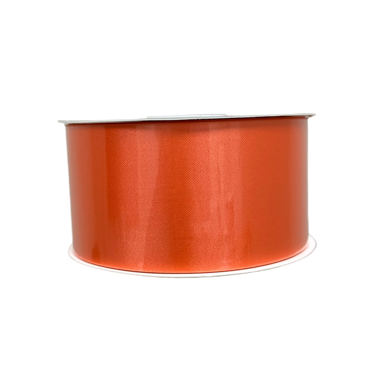 2 3/4” x 100YDS Indoor/Outdoor Water Resistant Floral Satin Ribbon (Bright Orange) Non Wired