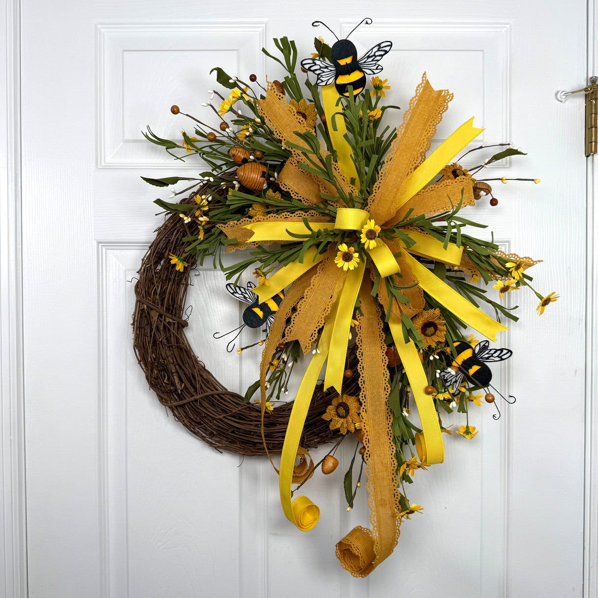 Yellow Sunflower Daisy Wreath Kit
