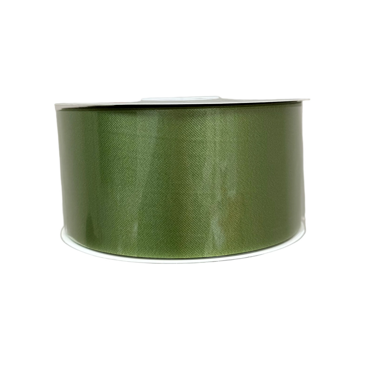 2 3/4” x 100YDS Indoor/Outdoor Water Resistant Floral Satin Ribbon (Green Leaf) Non Wired