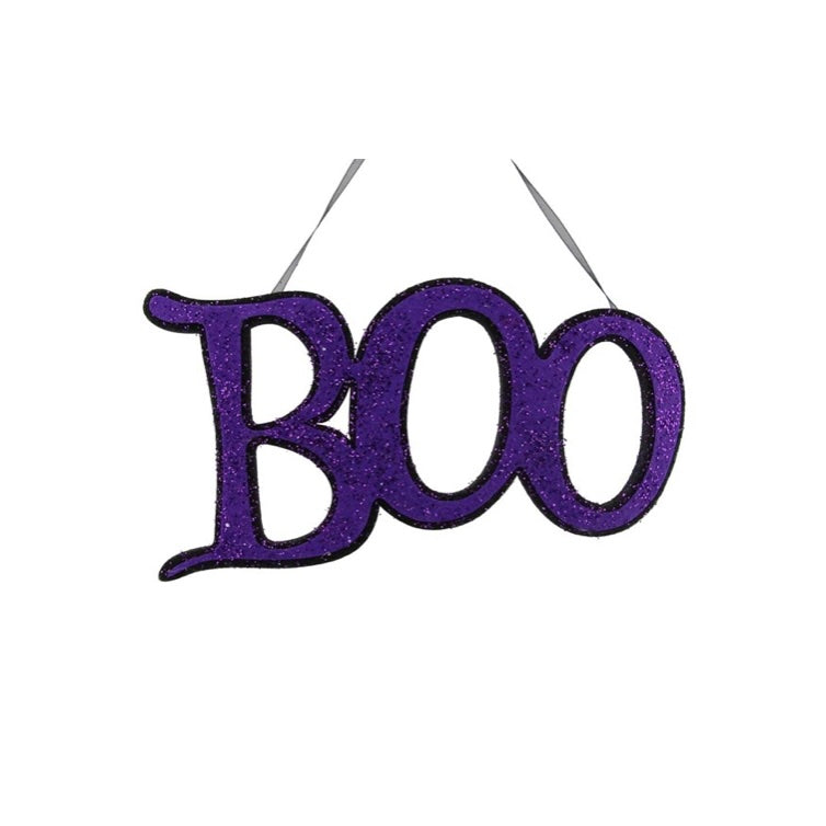 14"L x 7"H Foam Glitter Boo