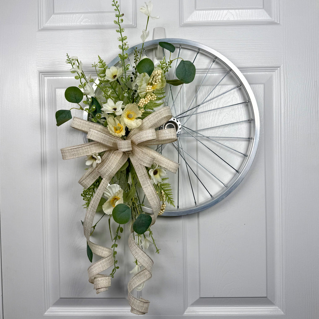 Silver Bicycle Wheel Kit