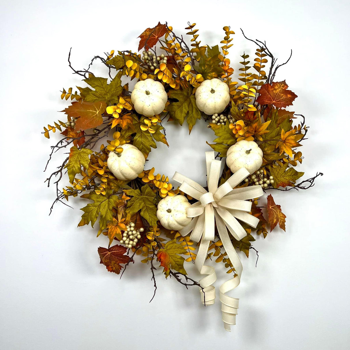 Fall Pumpkin Wreath TUTORIAL ONLY