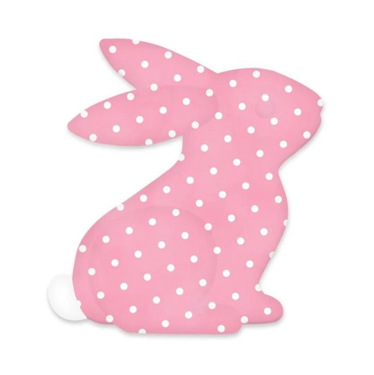 12"Hx11.2"L Metal Sitting Bunny