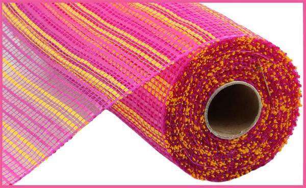 10" x 10yd Horizontal Wide Stripe Mesh