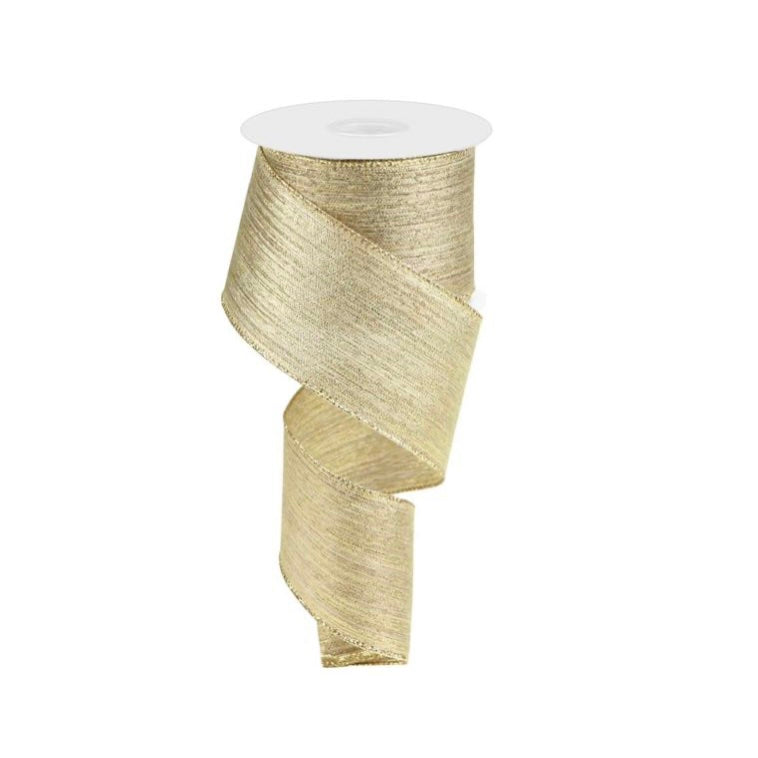 2.5" x 10yd Vertical Metallic Stripe