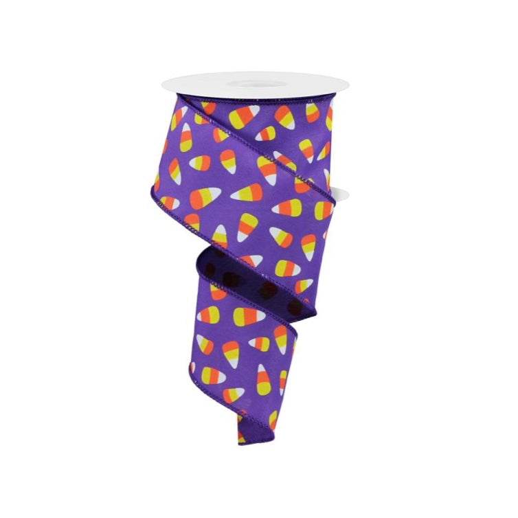 2.5" x 10yd Mini Candy Corn