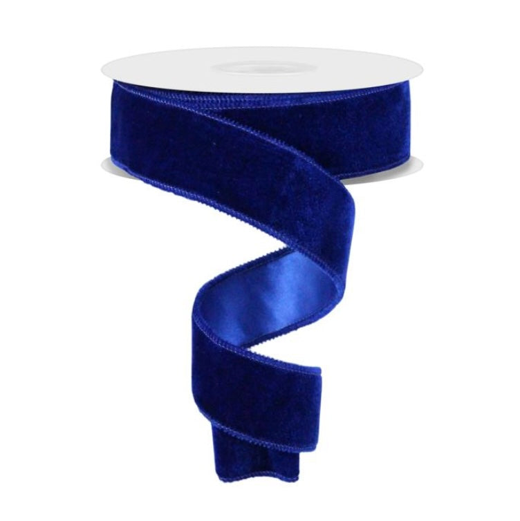 1.5" x 10yd Deluxe Velvet/Satin Backing