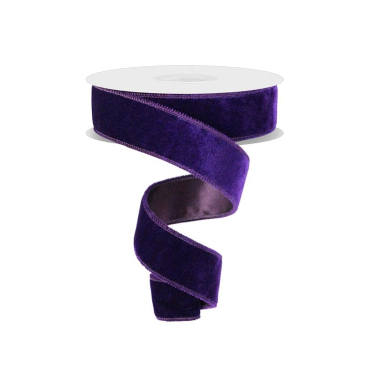 1.5" x 10yd Deluxe Velvet/Satin Backing