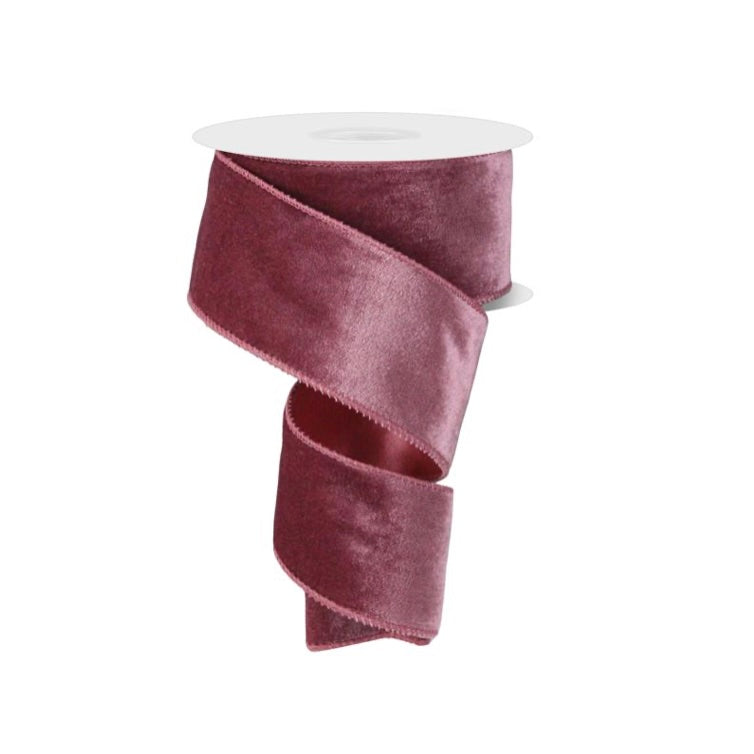 2.5" x 10yd Deluxe Velvet/Satin Backing