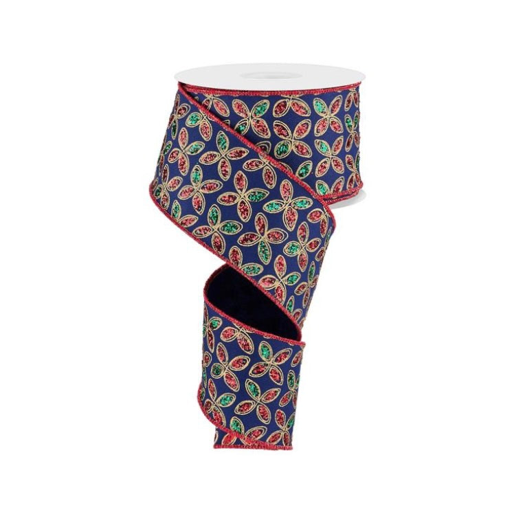 2.5" x 10yd Quatrefoil Petals