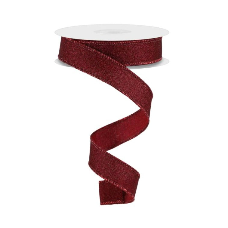 7/8" x 10yd Fine Glitter On Royal Nick's Seasonal Décor