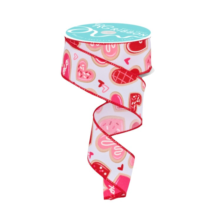 1.5" x 10yd Valentine Cookies