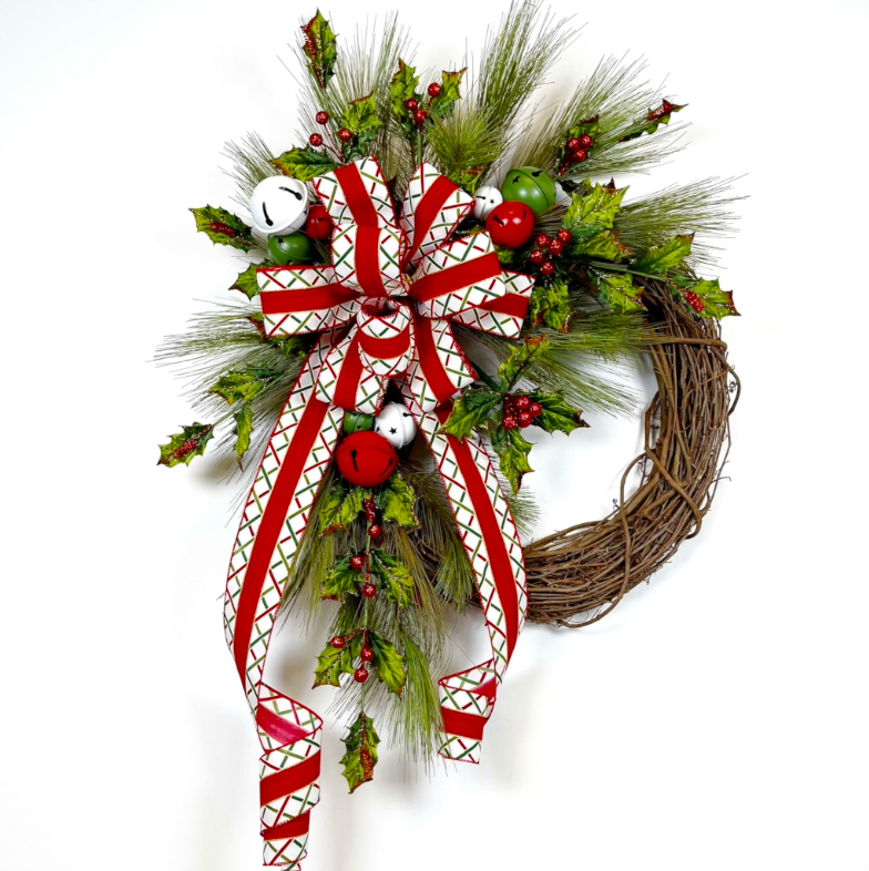 Jingle Bell Wreath TUTORIAL ONLY