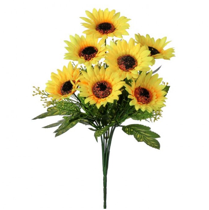 12" Mini Sunflower Bush