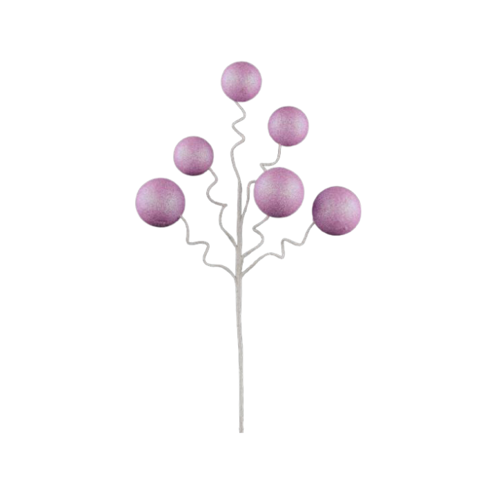 19"L Glitter Ball Spray