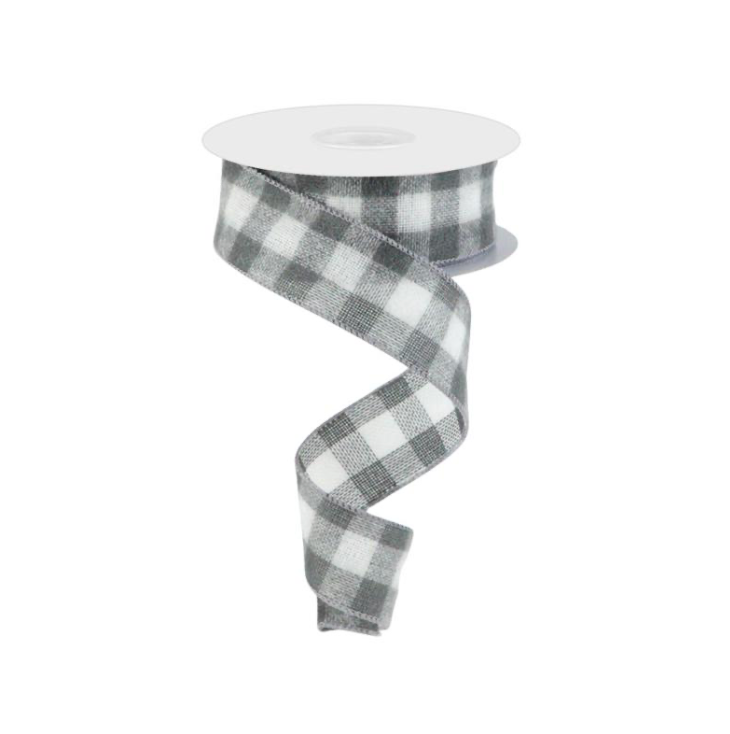 1.5" x 10yd Fuzzy Flannel Check