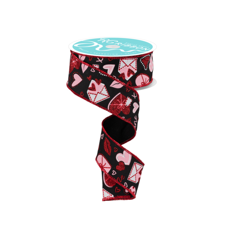 1.5" x 10yd Valentine Graphics