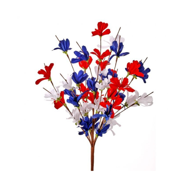 Patriotic Azalea Grass Wreath Kit