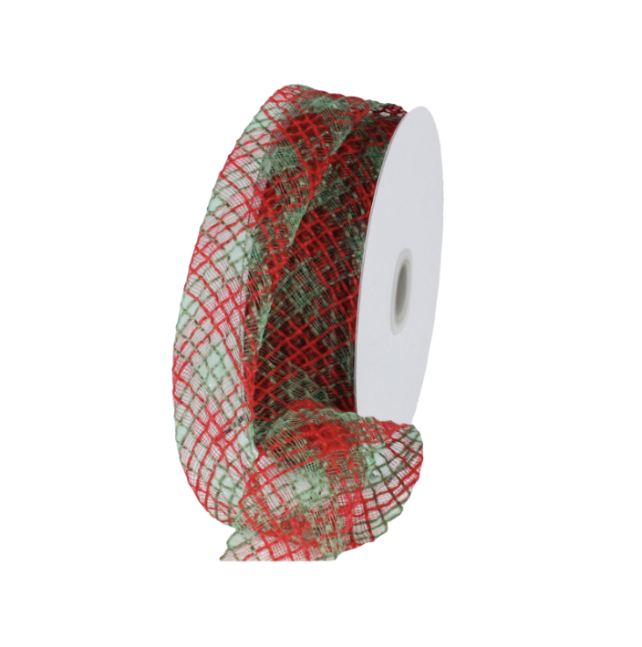1.5"X20Yd Flex Jute Ribbon Non-Wired