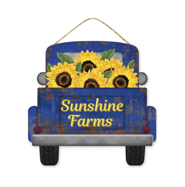 12"L X 11.5"H Sunshine Farms Truck