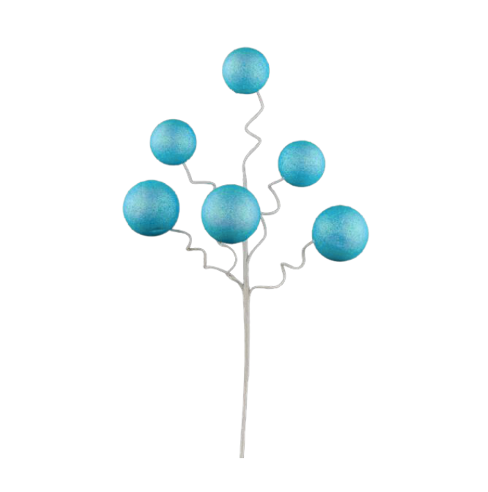 19"L Glitter Ball Spray