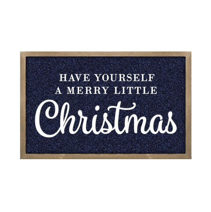 19"Lx12"H Merry Little Christmas Gltr Xl