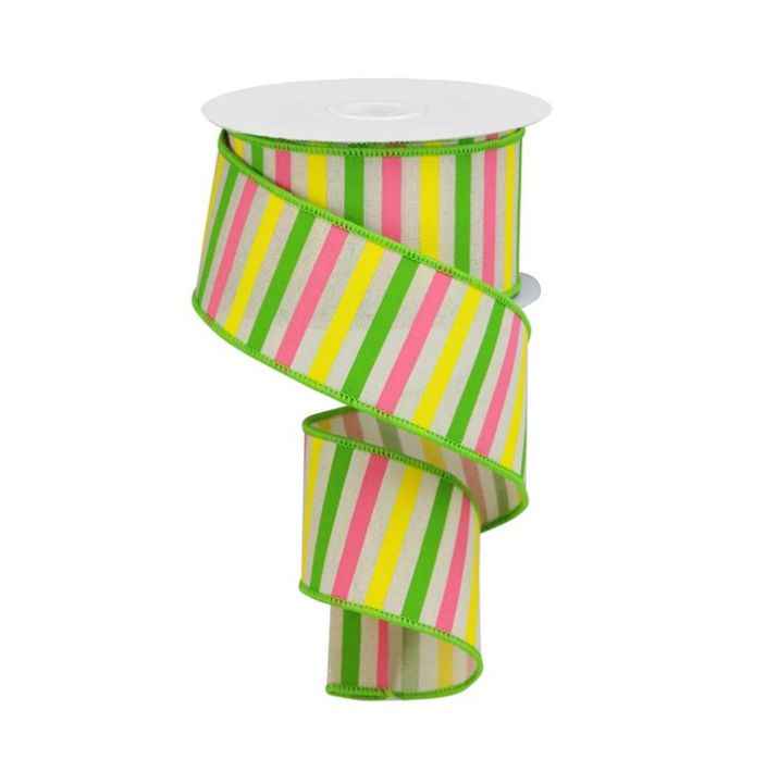 2.5" X 10Yd Horizontal Stripe On Royal