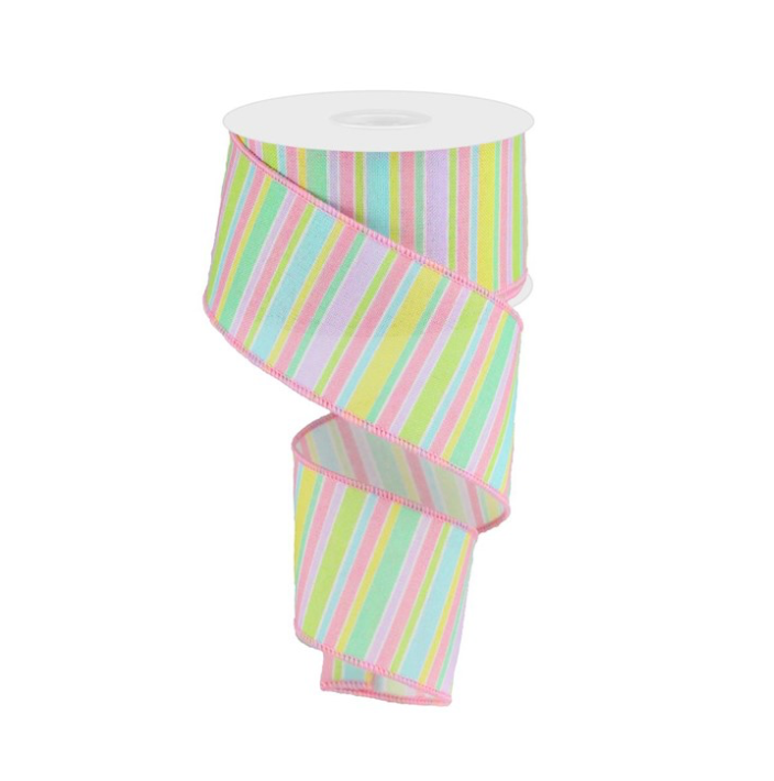2.5" x 10yd Horizontal Stripe On Royal