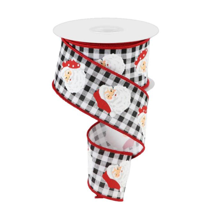 2.5" X 10Yd Vertical Santa Heads/Check