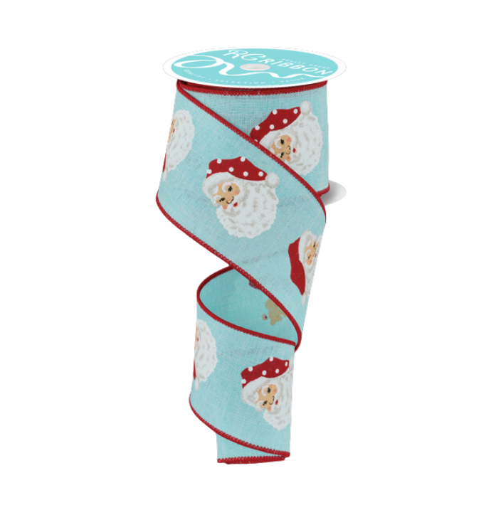 2.5" X 10Yd Vertical Santa Heads/Royal