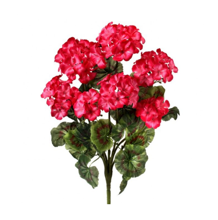 20" Geranium Bush X 7 (Hot Pink)