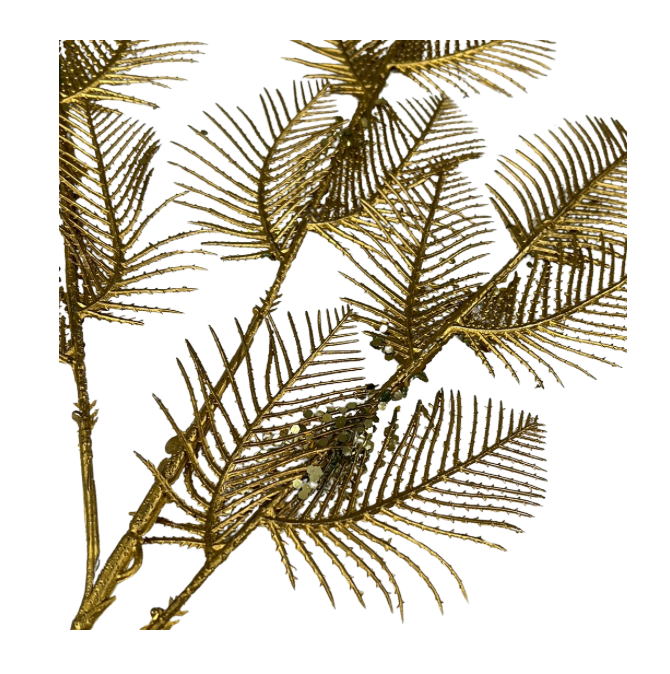 28In Metalic Leaves Stem