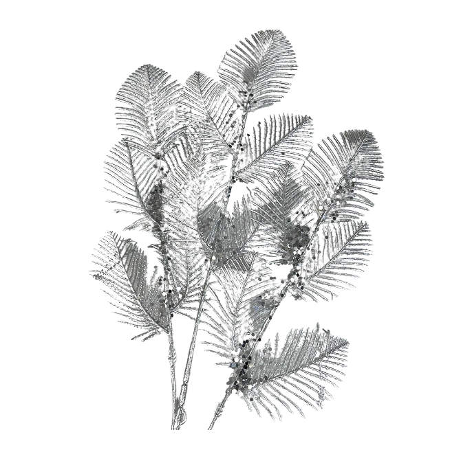 29" Metallic Lvs. Stem