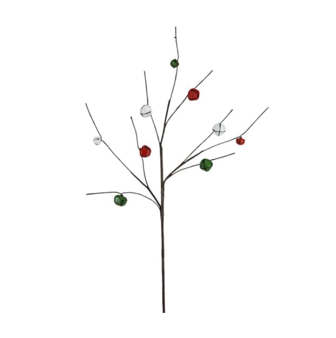 31"L Jingle Bell Spray