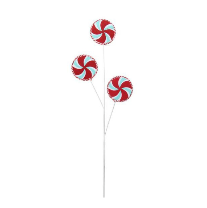 31.5"L Peppermint Candy Spray