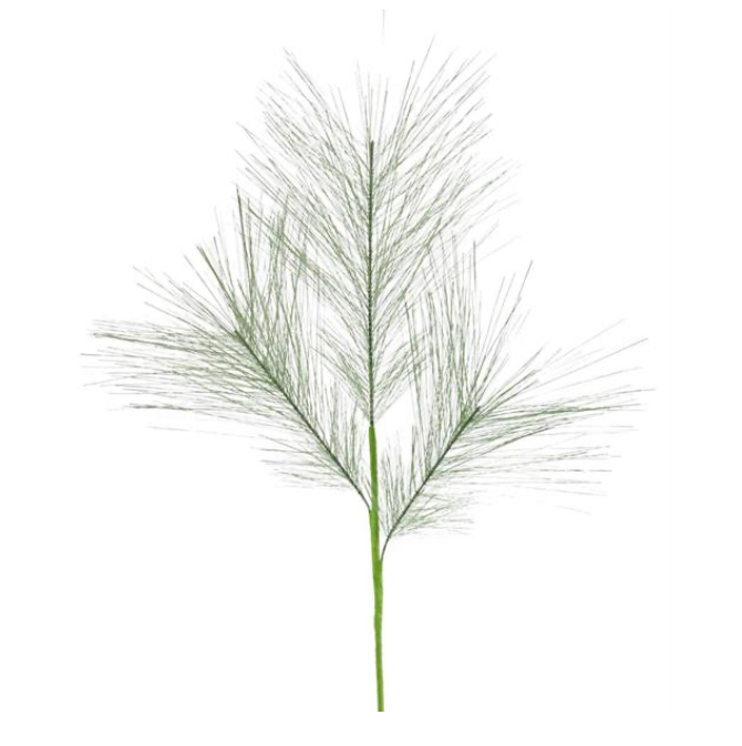 37"L Metallic Pine Needle Spray